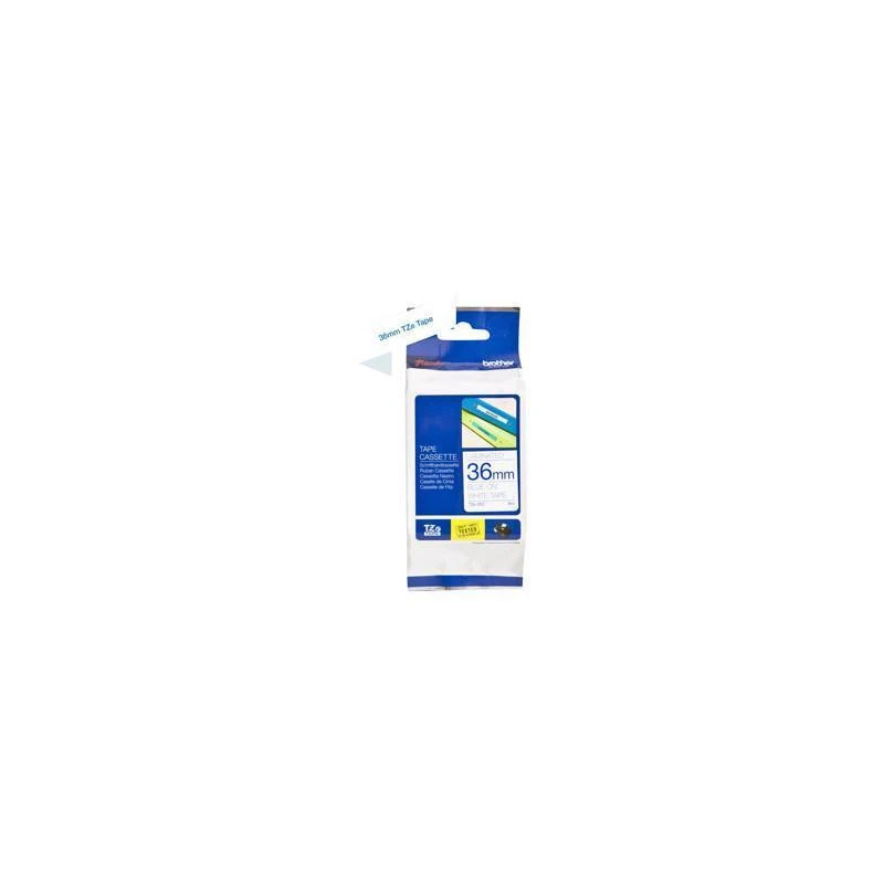 Brother TZe263 Bleue Sur Blanc Laminat 36mm X 8m - Linksolutions.ma