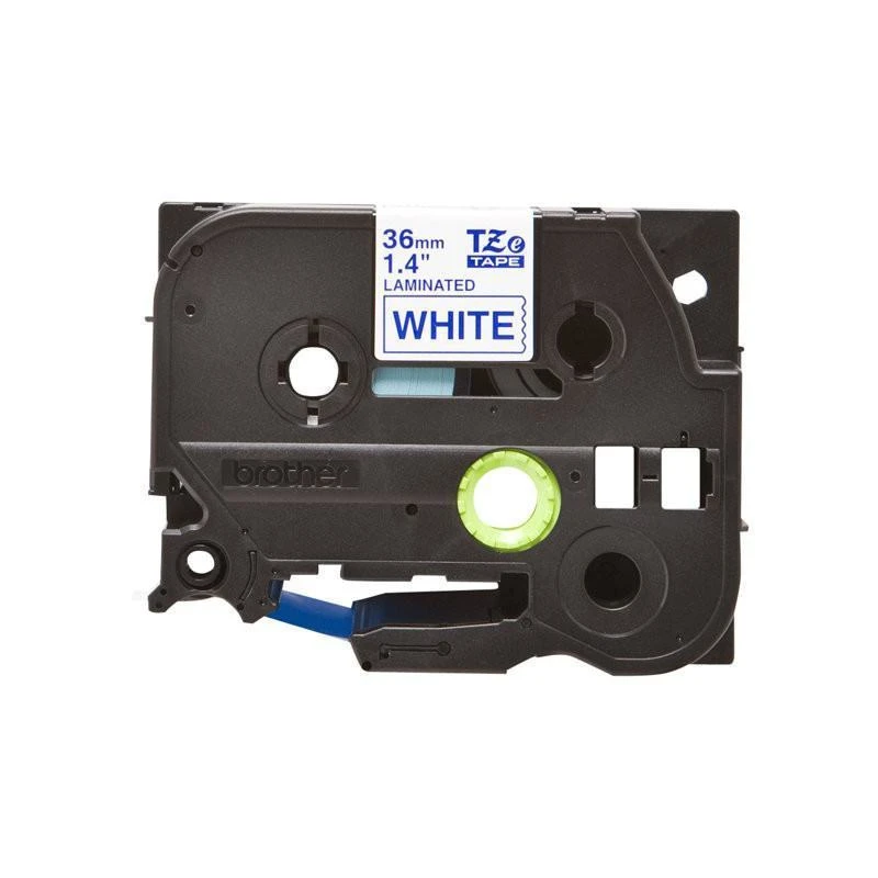 Brother TZe263 Bleue Sur Blanc Laminat 36mm X 8m - Linksolutions.ma