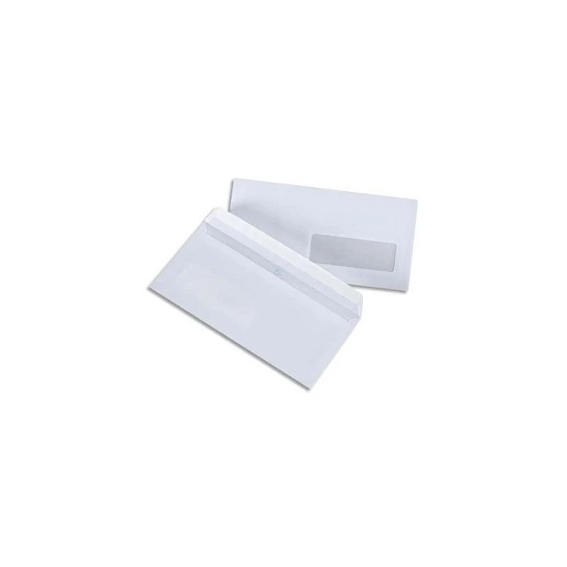 Enveloppe EU002 500 ENVELOPPES Avec FENÃŠTRE 110 X 220 MM - Linksolutions.ma
