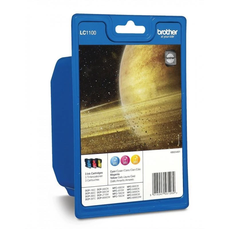 Cartouche Brother LC1100CMY Cyan/Magenta/Jaune - Linksolutions.ma