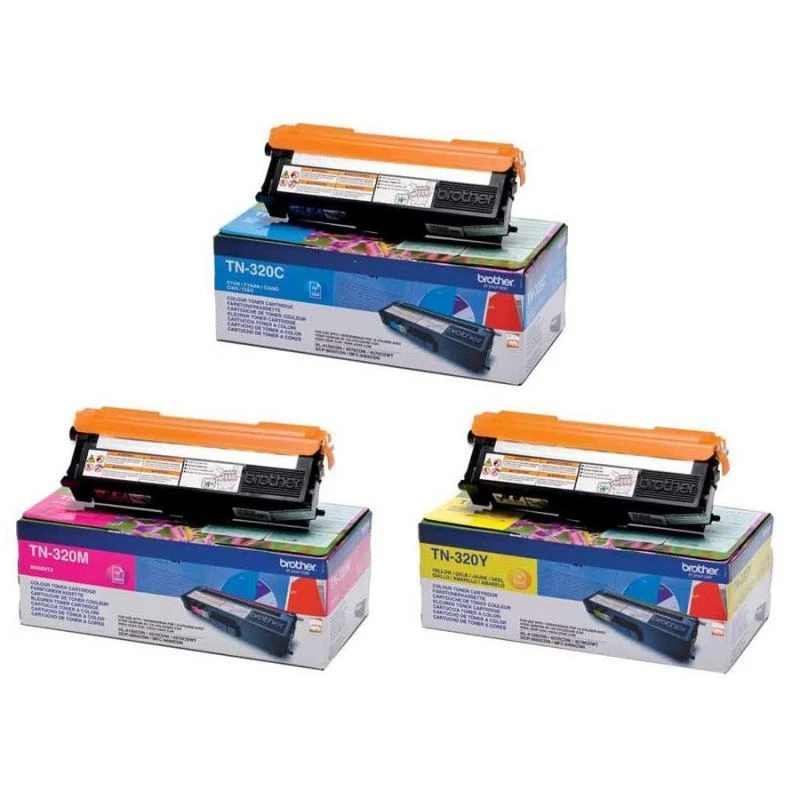 Toner Brother TN320CMY Cyan/Magenta/Jaune - Linksolutions.ma