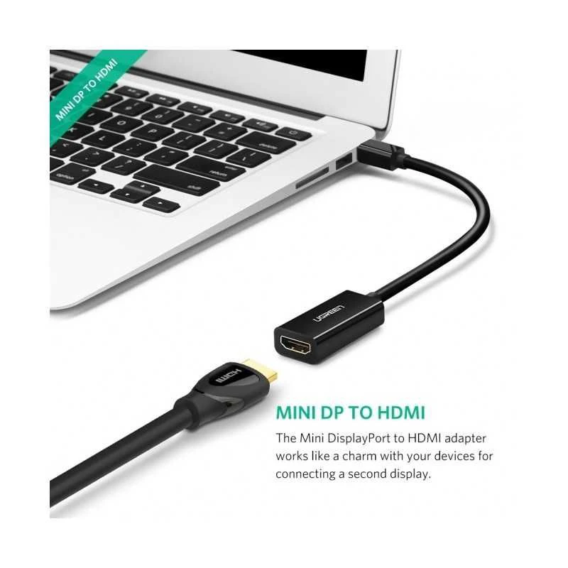 Adaptateur Ugreen 10461 MINI DISPLAYPORT To HDMI - Linksolutions.ma