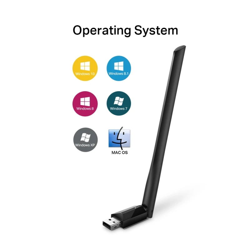 Adaptateur Tp-link USB WiFi bi-bande AC 600 Mbps à gain élevé (ARCHER T2U PLUS)