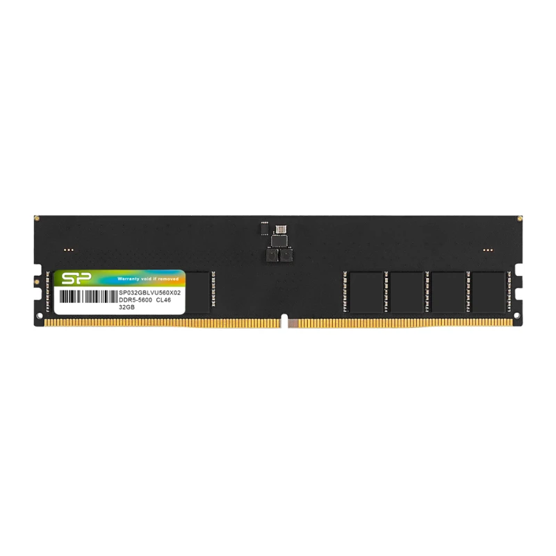 Barette mémoire Silicon power 16GB DDR5-4800 CL40 UDIMM (SP016GBLVU480F02)