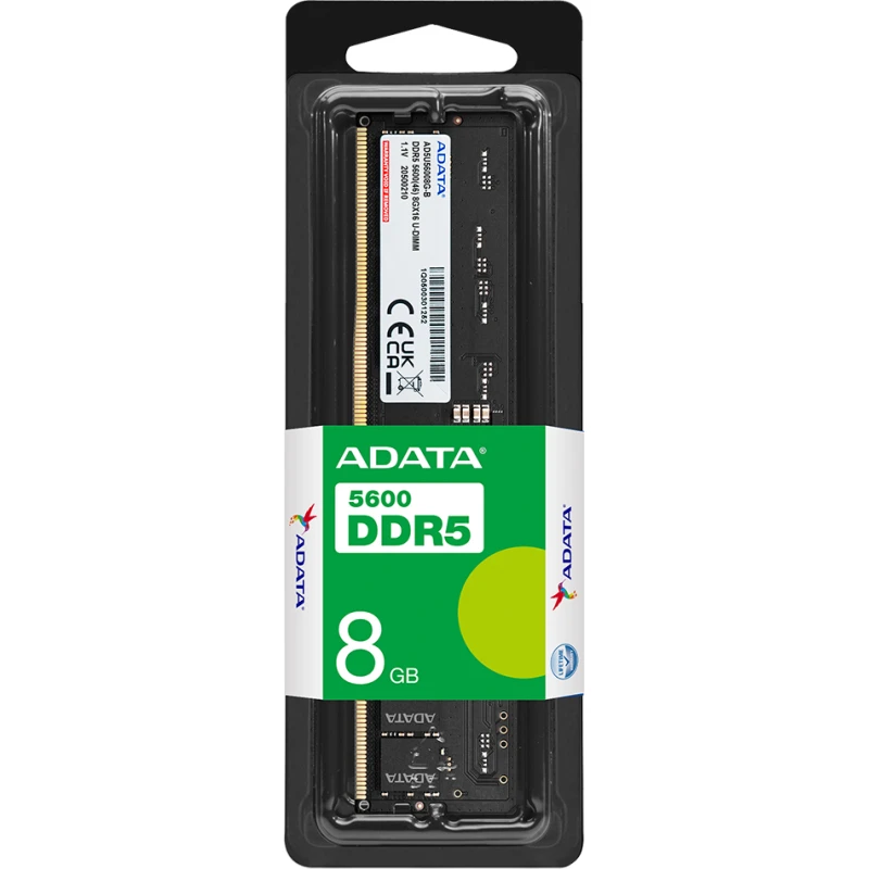 barrette_memoire_adata_u_dimm_8gb_ddr5_5600_mhz_pour_desktop_ad5u56008g_s_linksolutions_ma.webp Barrette mémoire Adata U-DIMM 8Gb DDR5-5600 MHz Pour Desktop (AD5U56008G-S)