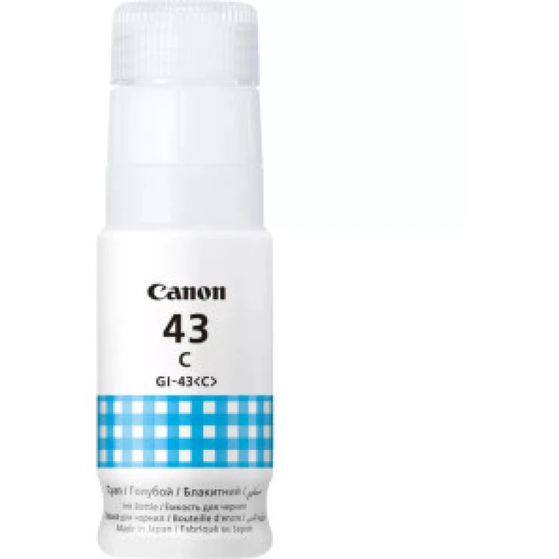 Bouteille d'encre Canon GI-43C Cyan Origine (4672C001AA)