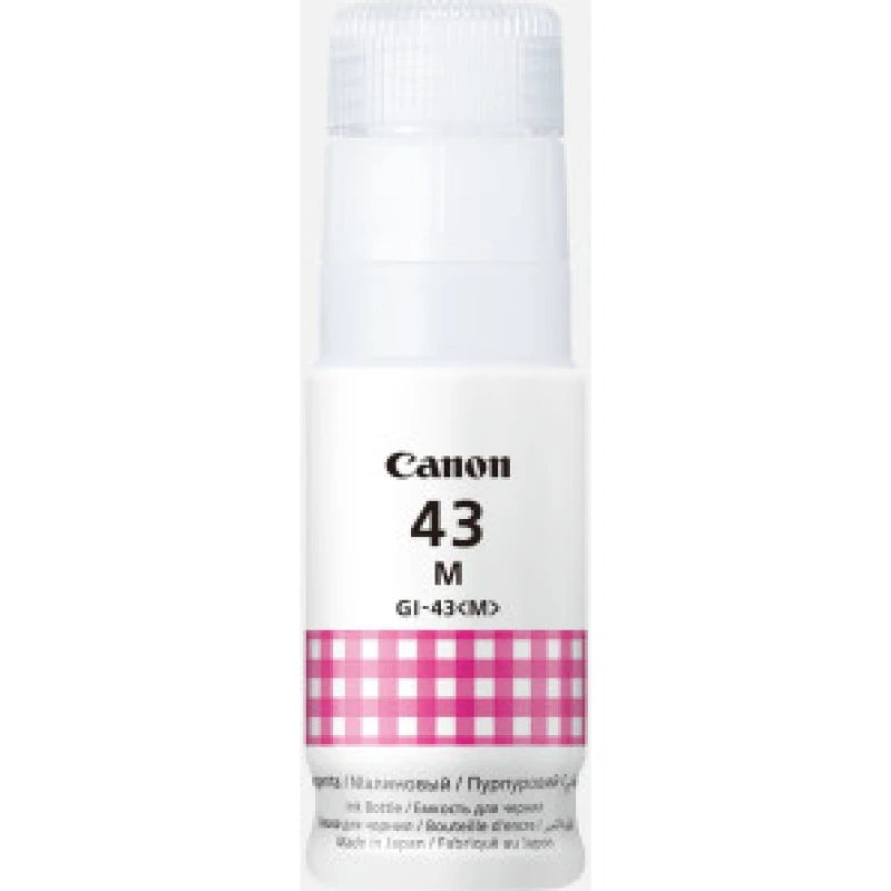 Bouteille d'encre Canon GI-43M Magenta Origine (4680C001AA)