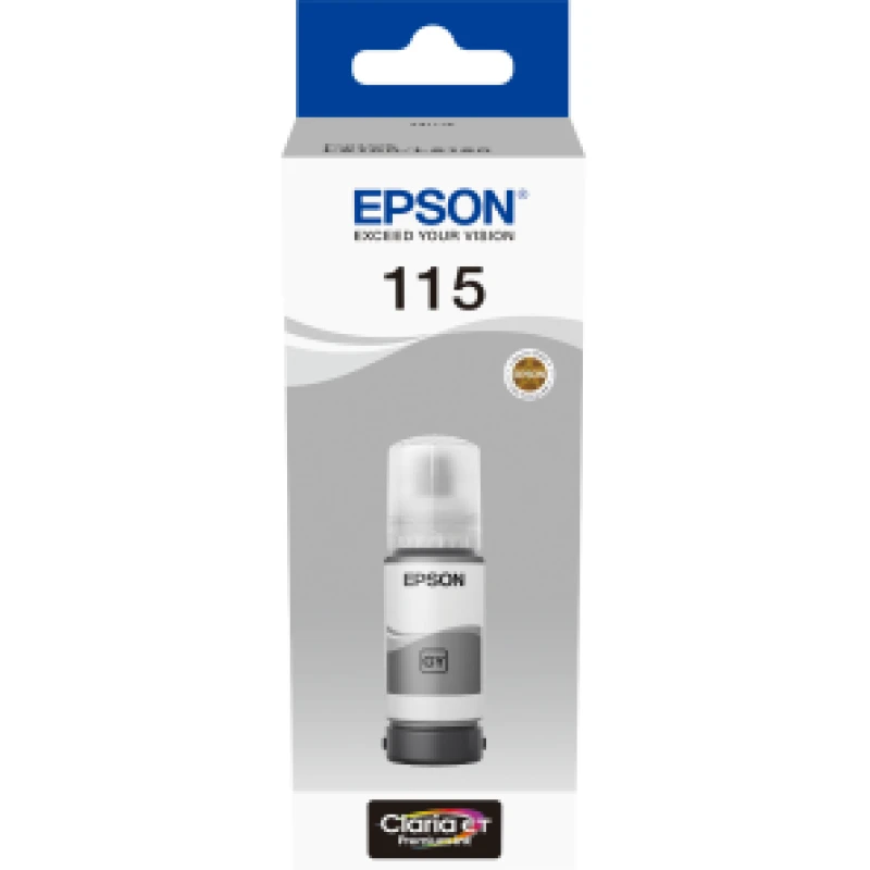 Bouteille d'encre Epson 115 GREY EcoTank Origine (C13T07D54A)
