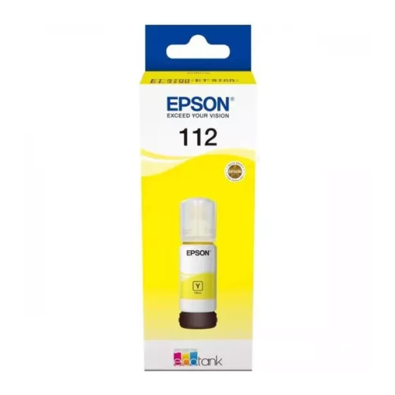 Bouteille d'encre Epson jaune 112 EcoTank (C13T06C44A)