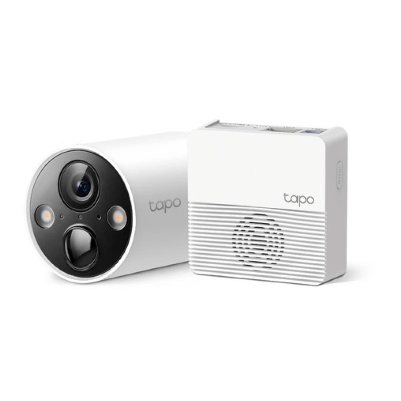 Caméra de sécurité Tp-link WiFi Tapo C420S1 sur batterie + Hub de connexion (TAPOC420S1) - Linksolutions.ma