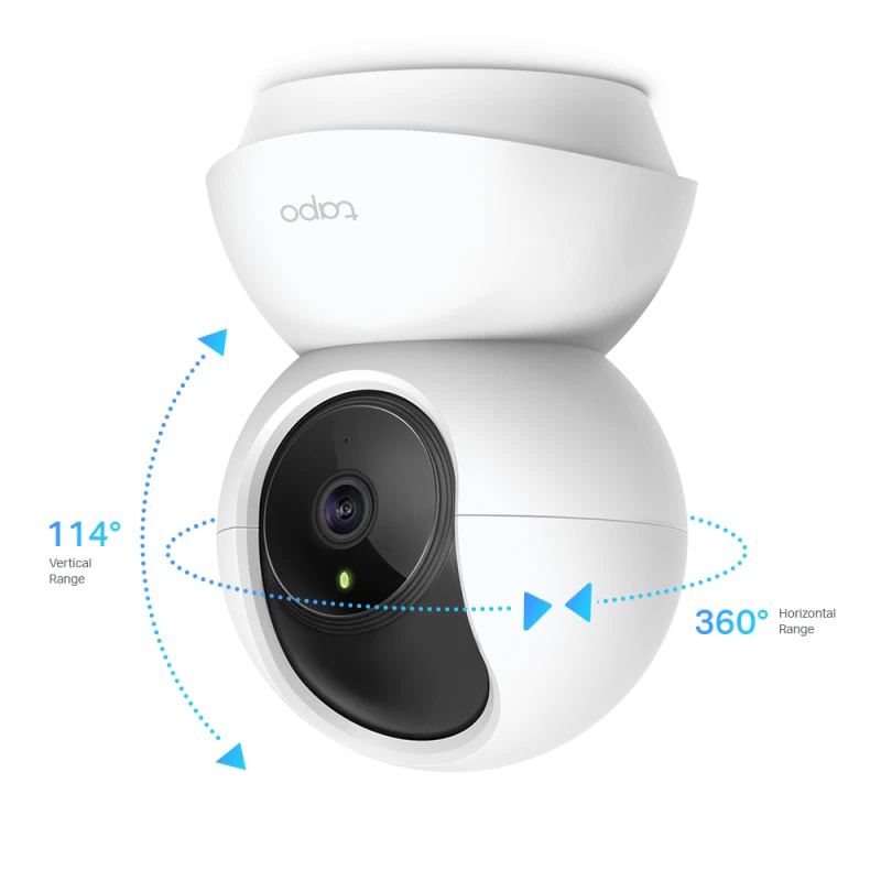 Caméra de surveillance Tp-link WiFi panoramique et inclinable Indoor (TAPOC200)