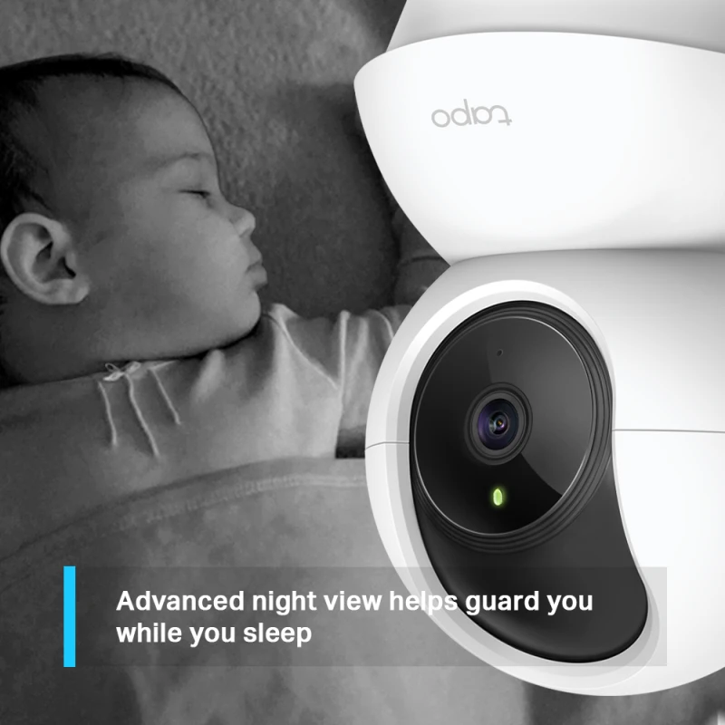 Caméra de surveillance Tp-link WiFi panoramique et inclinable Indoor (TAPOC200)