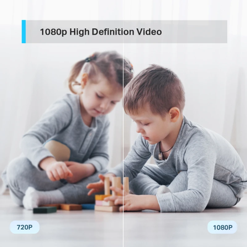 Caméra de surveillance Tp-link WiFi panoramique et inclinable Indoor (TAPOC200)