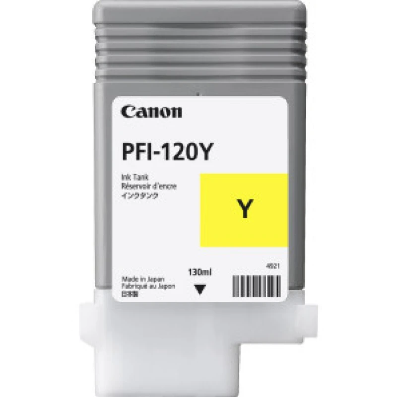 Cartouche d'encre Canon PFI-120 Jaune Origine (2888C001AA)