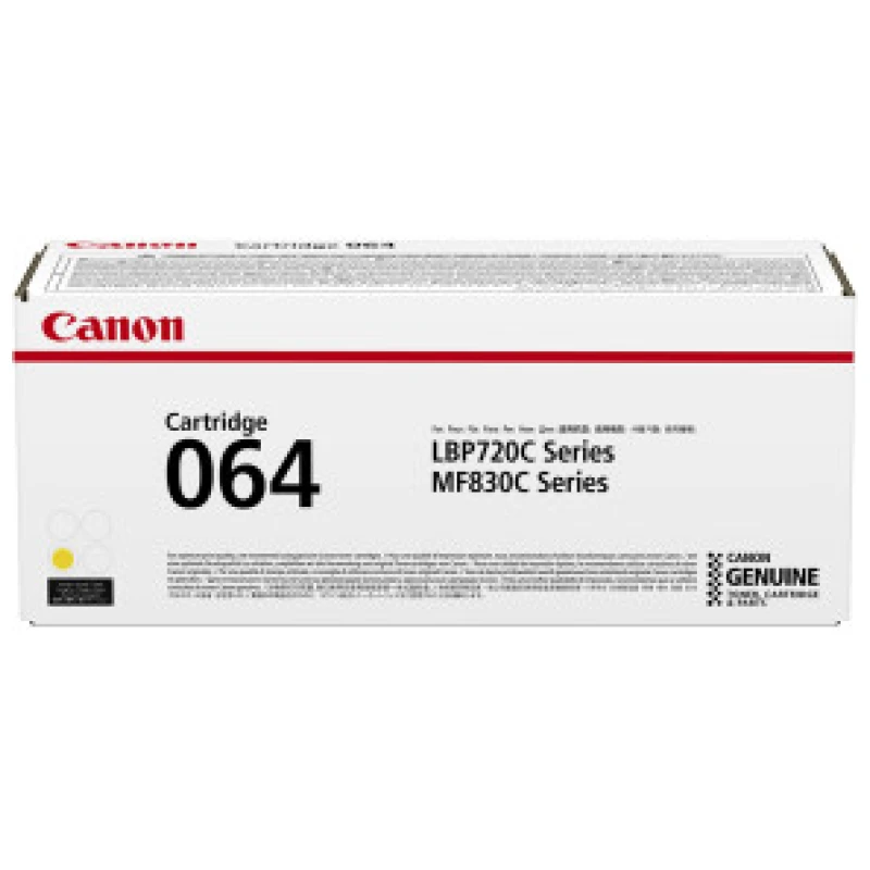Cartouche de toner Canon 064 Original Yellow (4931C001AA)