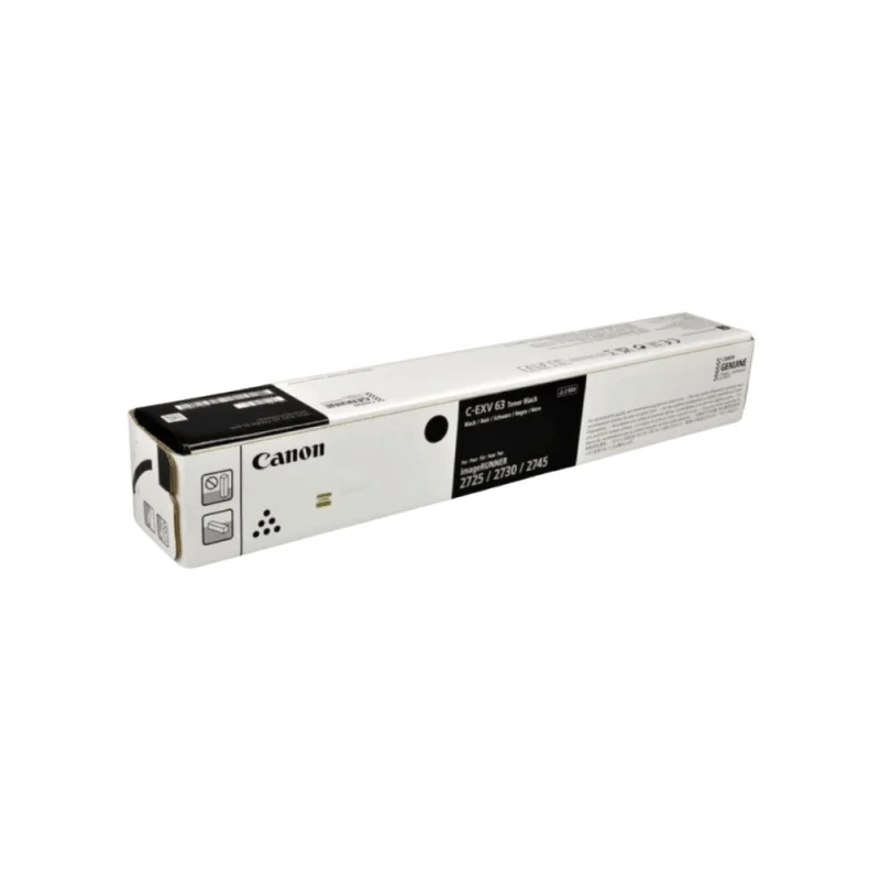 Cartouche de toner Canon C-EXV 63 Original Noir (5142C002AA)