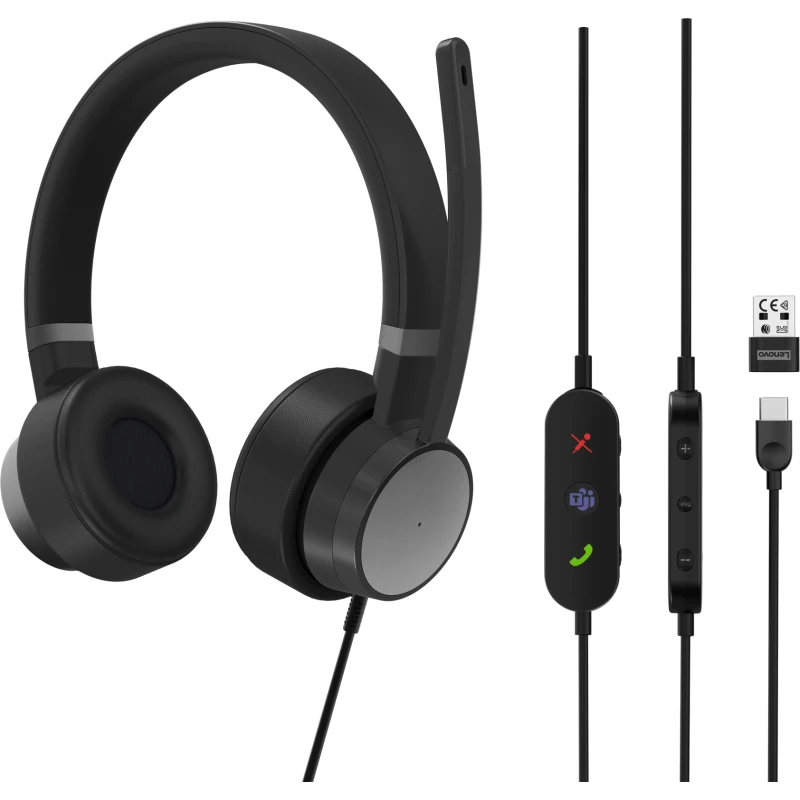 Casque Lenovo Headset Go - Filaire