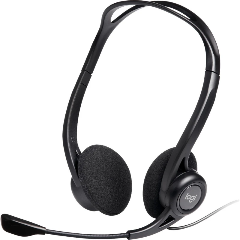 Casque Logitech 960 pour ordinateur avec microphone anti-parasite - USB (981-000100)