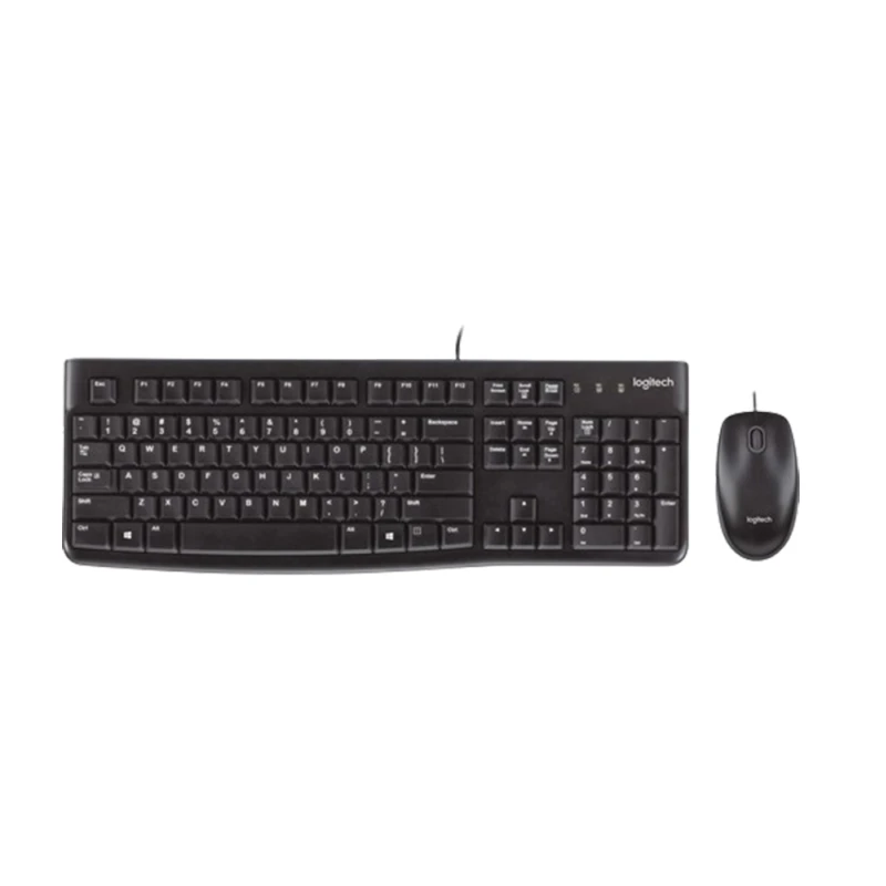 Clavier et souris logitech filaire mk120 () - Prix Maroc