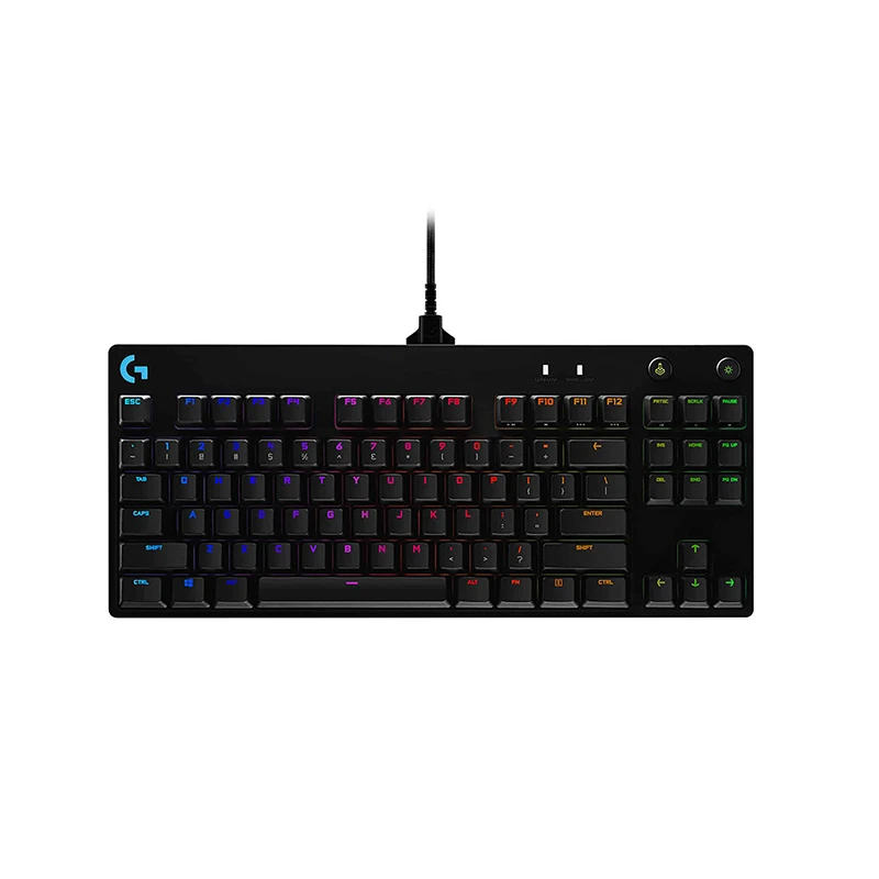 Clavier Logitech gaming rétroéclairé mécanique G PRO - Azerty (920-009390)