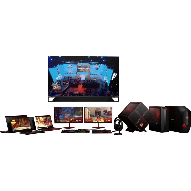 Clavier Hp OMEN 1100 Gamer Filaire - USB - AZERTY - 1MY13AA