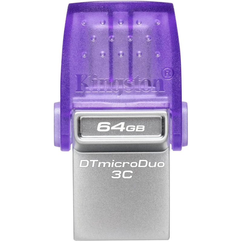 Clé USB Kingston DataTraveler MicroDuo 3C USB Type-A / Type-C 64Go (DTDUO3CG3/64GB)