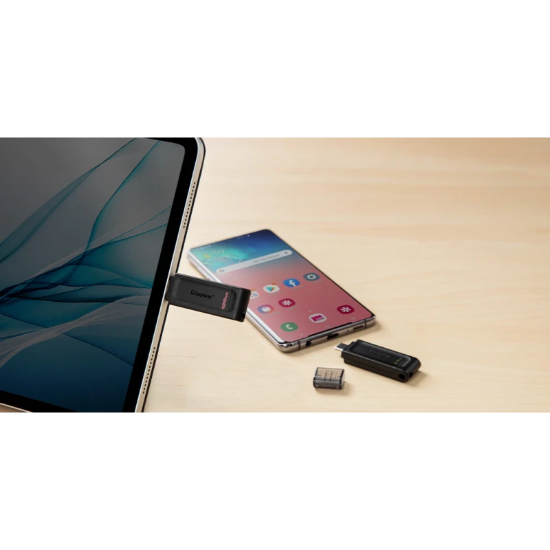 Clé USB Kingston DataTraveler 70 USB Type-C 3.2 Gen1 256GB (DT70/256G)