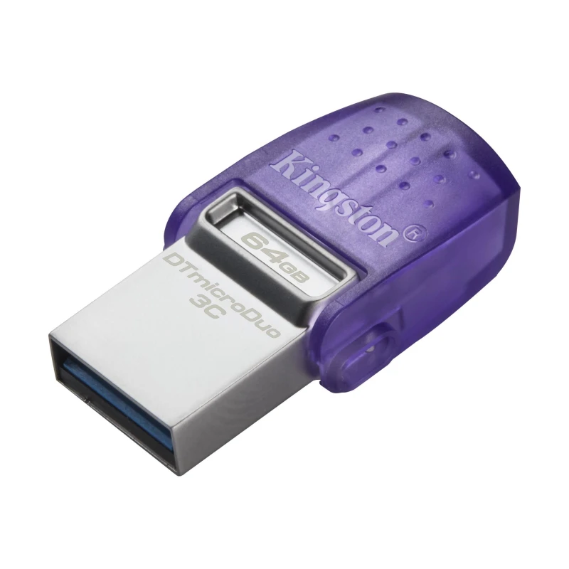 Clé USB Kingston DataTraveler microDuo 3C USB Type-A / USB Type-C 3.2 64Go (DTDUO3CG3/64G)