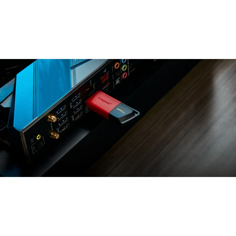 Clé USB Kingston Technology DataTraveler 64GB USB3.2 Gen1 Exodia M Noir/Bleu (DTXM/64G)