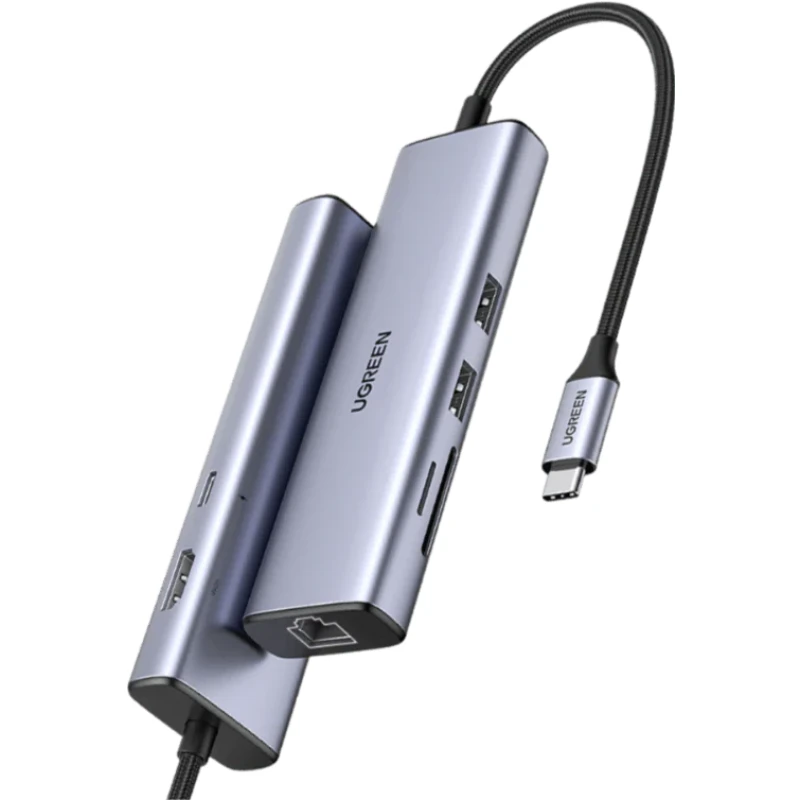 Adaptateur USB-C Ugreen 7 en 1 avec HDMI 4K – Achat en ligne au Maroc sur Linksolutions.ma