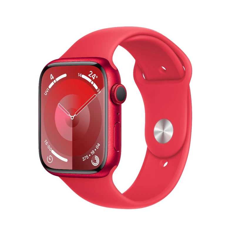 Montre connectée Apple Watch Series 9 GPS 41mm avec bracelet sport RED S/M (MRXG3QF/A) - Prix maroc