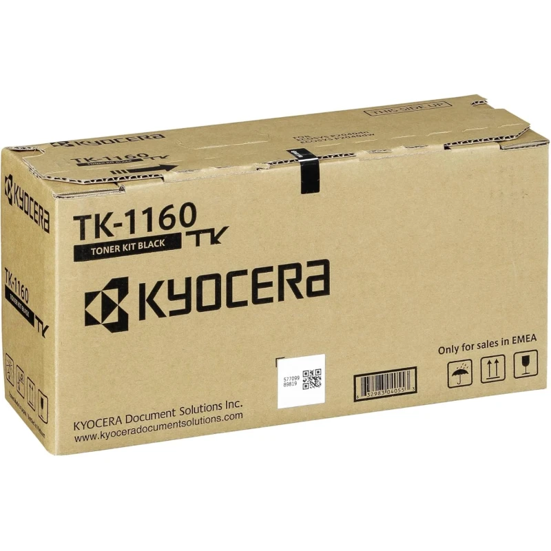 Toner original Kyocera TK-1160 pour ECOSYS P2040dn Noir - achat en ligne au Maroc - linksolutions.ma