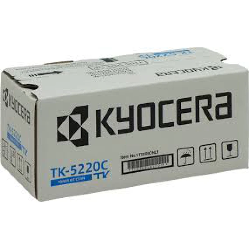 Toner original Kyocera TK-5220C pour ECOSYS M5521cdn / M5521cdw / ECOSYS P5021 Series Cyan - Prix compétitif et achat en ligne au Maroc