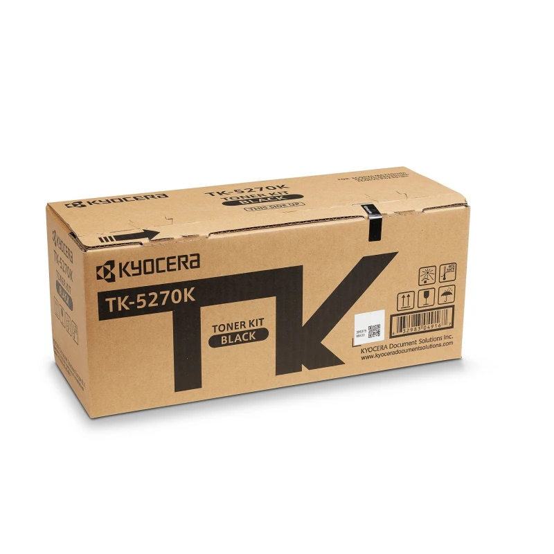 Toner original Kyocera TK5270K pour M6230cidn / P6230cdn Noir - Prix compétitif et achat en ligne au Maroc