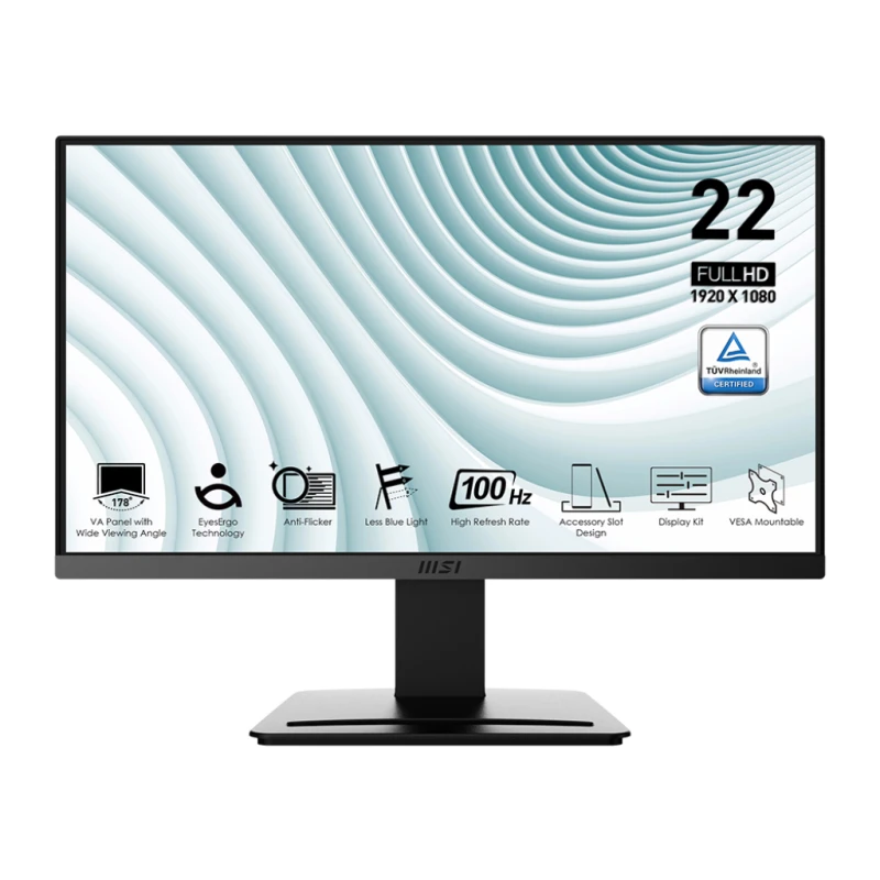 Écran Msi 23.8" Full HD Pro MP2412 (MP2412 (MSI_9S6-3BA9CH-042))
