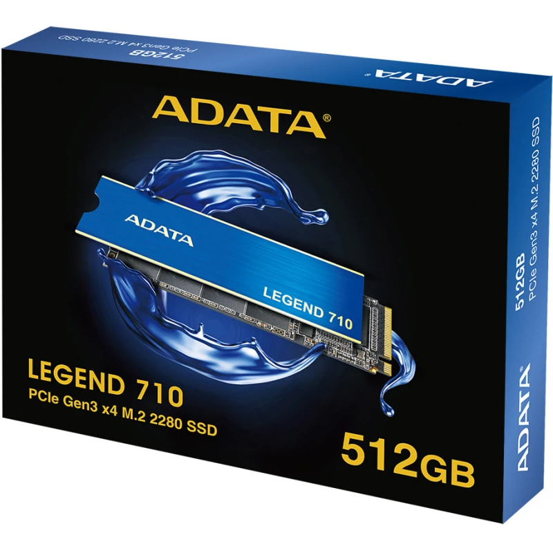 Disque dur interne Adata Legend 710 512Go M.2 NVMe (ALEG-710-512GCS) - Linksolutions.ma