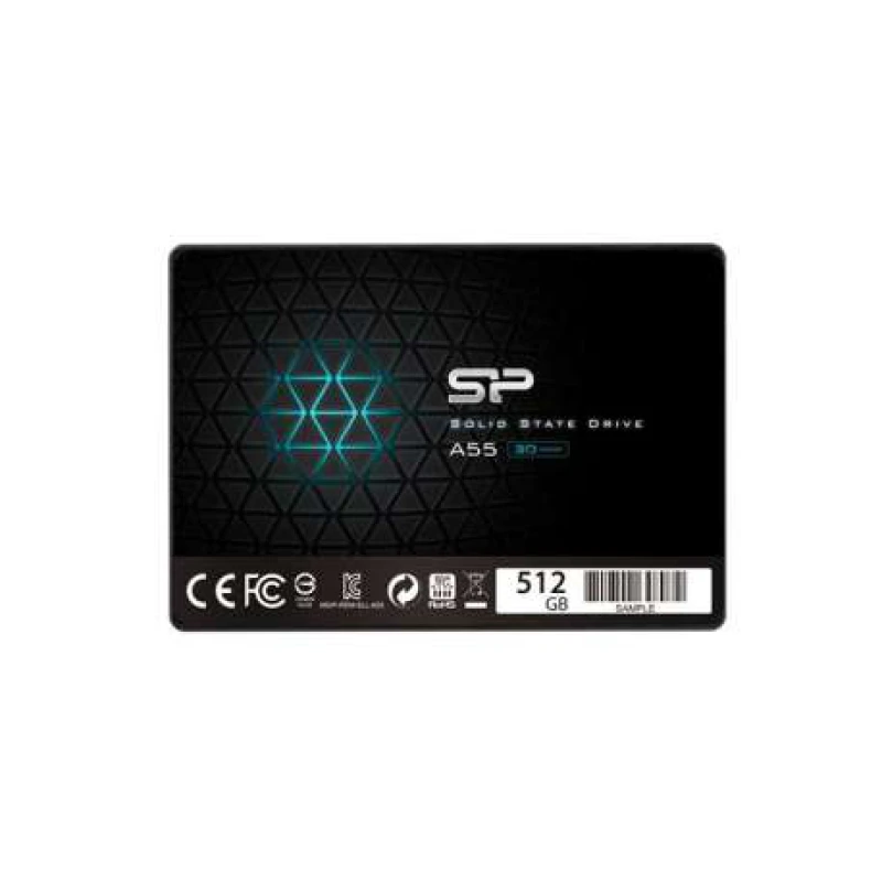 Disque dur interne ssd silicon power 512gb a55 2.5 (SP512GBSS3A55S25) - Linksolutions.ma
