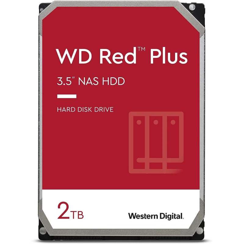 Disque dur interne Western digital 3.5 Red Plus 2 To (WD20EFPX) - Linksolutions.ma
