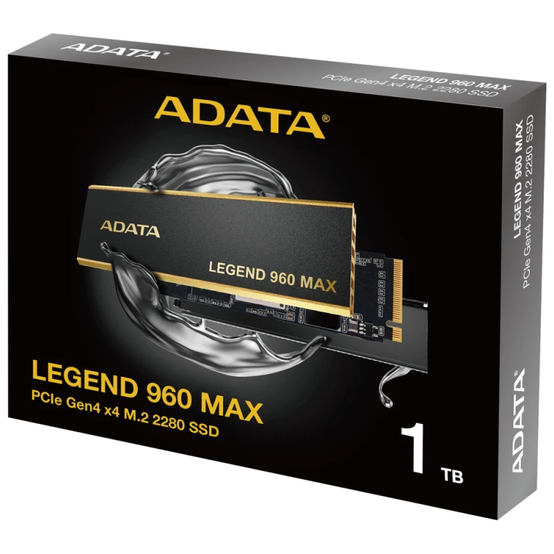 Disque Dur interne Adata SSD LEGEND 960 MAX PCIe Gen4 x4 M.2 2280 1To (ALEG-960M-1TCS)