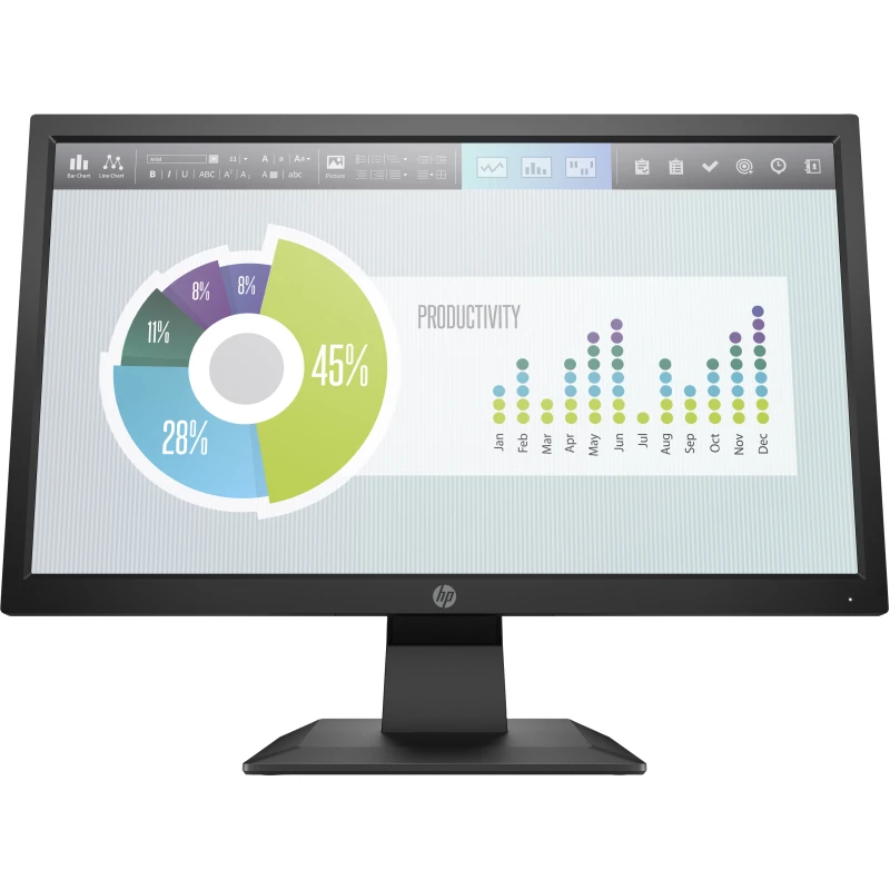 Écran Hp P204v 19.5-inch Monitor (5RD66AS)