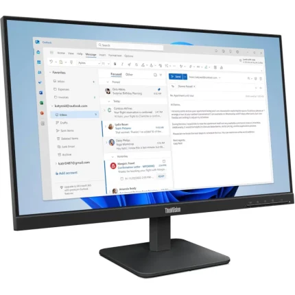 Écran Lenovo ThinkVision S24-4e 24&Prime; FHD 100Hz IPS HDMI VGA (64B5KAT1EU) - Prix bas Maroc