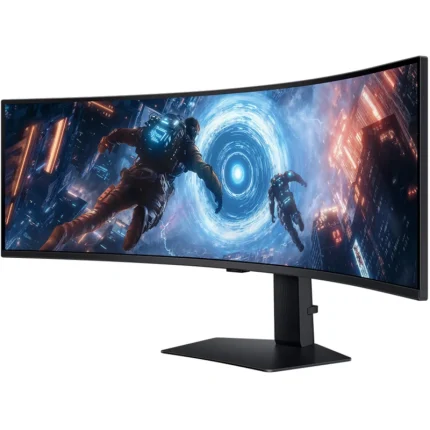 Écran PC Samsung 49&Prime; Série 9 incurvé DQHD 144Hz Smart (LS49FG910EUXEN) - Prix Maroc