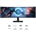 Écran PC Samsung 49&Prime; Série 9 incurvé DQHD 144Hz Smart (LS49FG910EUXEN) - Prix Maroc