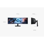 Écran PC Samsung 49&Prime; Série 9 incurvé DQHD 144Hz Smart (LS49FG910EUXEN) - Prix Maroc