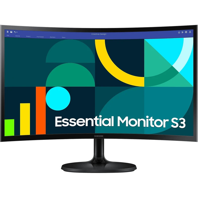Écran Samsung 24&Prime; curved Full HD 100Hz Série D (LS24D360GAUXEN) - Achat en ligne au Maroc