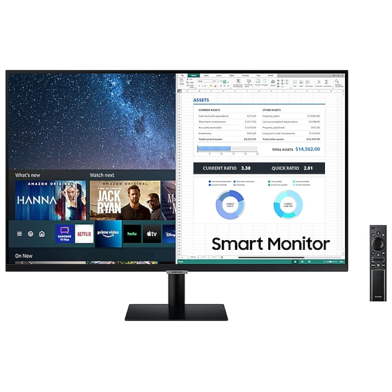 Écran Samsung 32&Prime; 4K UHD Smart Borderless 60Hz (LS32FM700UUXEN) - Achat en ligne au Maroc