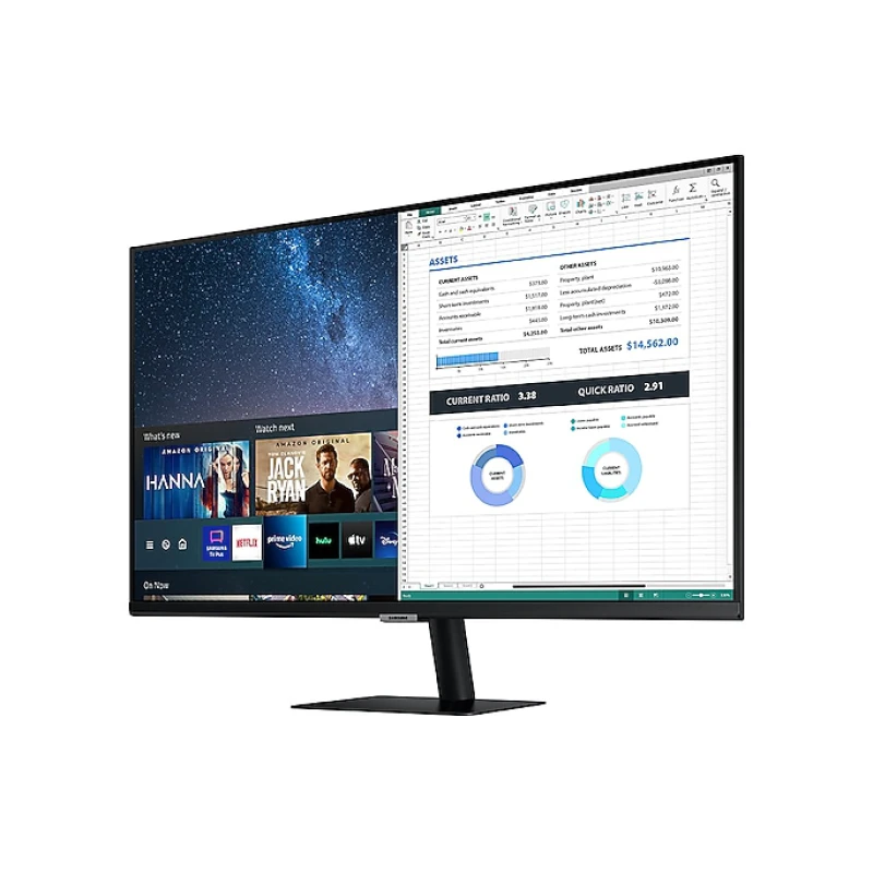 Écran Samsung 32&Prime; 4K UHD Smart Borderless 60Hz (LS32FM700UUXEN) - Achat en ligne au Maroc