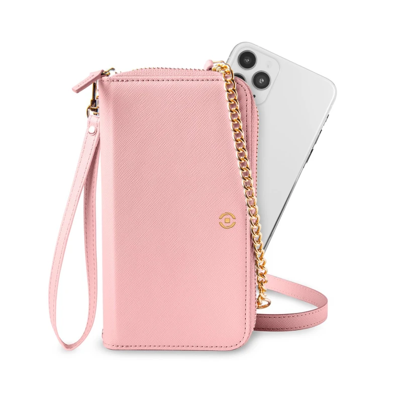 Etui Portefeuille Celly VENERE Etui Portefeuille Universel Rose (VENEREBP) - Linksolutions.ma