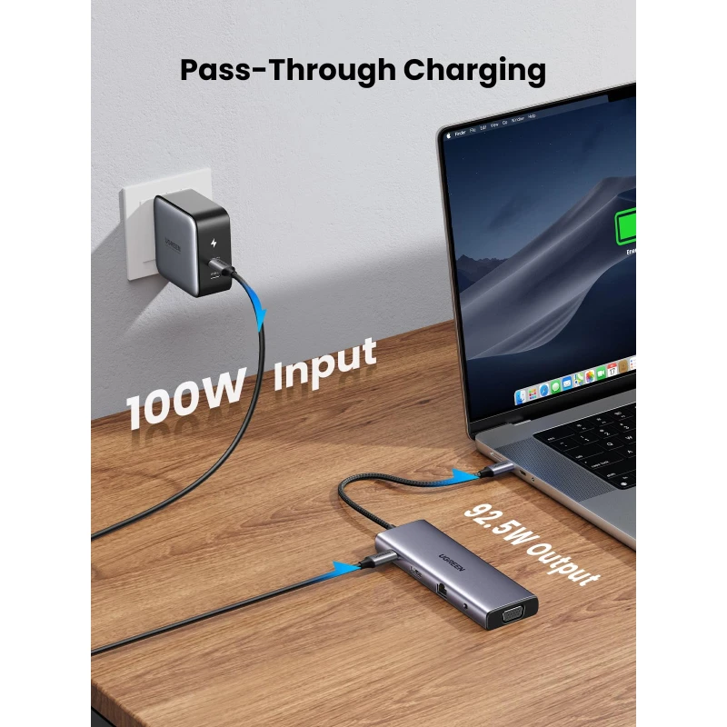 Accessoires - Ugreen hub usb-c 10en1 (15601) - Linksolutions.ma