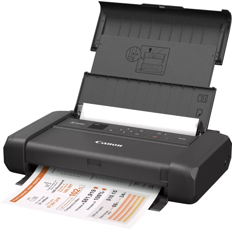 Imprimante Canon Pixma TR150 Mobile Jet d'Encre - Portable & Sans Fil - 4167C026AC